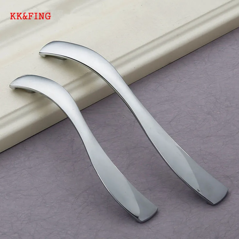 KK&FING Modern Chrome Zinc Alloy Cabinet Handles Drawer Knobs Kitchen Cupboard Wardrobe Door Pulls Furniture Handle Hardware
KK&FING Modern Chrome Zinc Alloy Cabinet Handles Drawer Knobs Kitchen Cupboard Wardrobe Door Pulls Furniture Handle Hardware