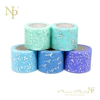 Nicro 5 pcs/set 25 Yards Blue Purple Tulle Rolls Shining Bling Birthday Baby Shower Home Decoration Party Decor DIY #Tul09
Nicro 5 pcs/set 25 Yards Blue Purple Tulle Rolls Shining Bling Birthday Baby Shower Home Decoration Party Decor DIY #Tul09