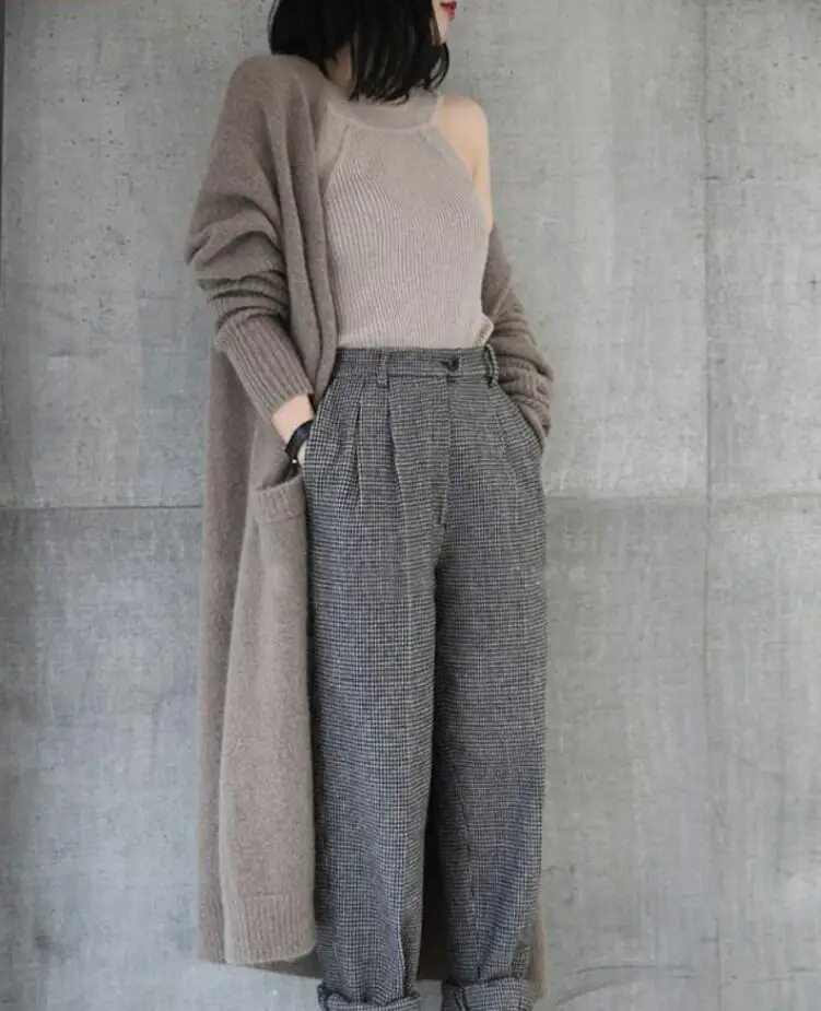 2017 New Autumn Winter Sweater Wool Coats Full Sleeve Long Style Solid Pockets V-Neck Open Stitch Sleeveless Vest Casual S4916
2017 New Autumn Winter Sweater Wool Coats Full Sleeve Long Style Solid Pockets V-Neck Open Stitch Sleeveless Vest Casual S4916