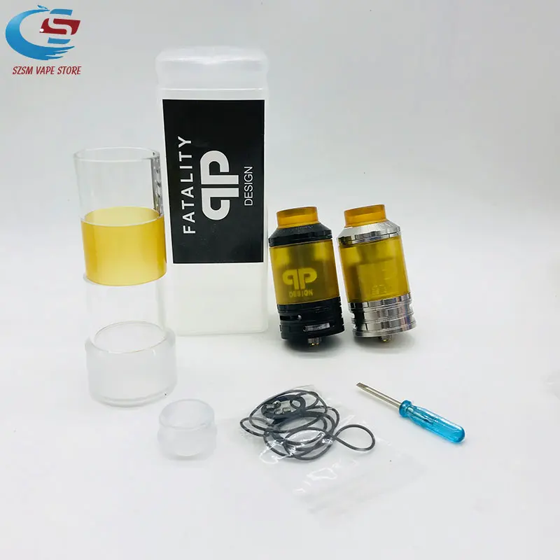 Fatality RTA 8ml capacity 29mm Oil Dtorage Atomizer qp RTA Dual Intake Flow Design Replaceable Tank Atomizer QP Juggerknot RTA
Fatality RTA 8ml capacity 29mm Oil Dtorage Atomizer qp RTA Dual Intake Flow Design Replaceable Tank Atomizer QP Juggerknot RTA