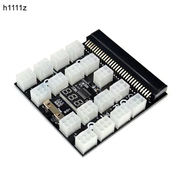 New Black PCI-E 17* 6Pin Power Supply Breakout Board Adapter 1200w/750w 12V for (1200W) for Ethereum BTC Antminer Miner Mining
New Black PCI-E 17* 6Pin Power Supply Breakout Board Adapter 1200w/750w 12V for (1200W) for Ethereum BTC Antminer Miner Mining