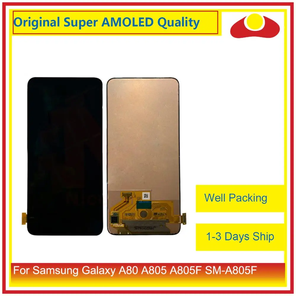 Original 6.7" For Samsung Galaxy A80 A805 A90 A905 A805F SM-805F LCD Display With Touch Screen Digitizer Panel Pantalla Complete
Original 6.7" For Samsung Galaxy A80 A805 A90 A905 A805F SM-805F LCD Display With Touch Screen Digitizer Panel Pantalla Complete