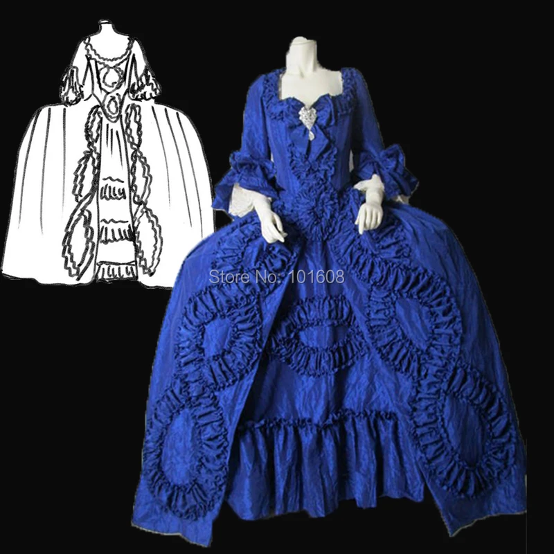 Customized!Retro Royal Blue Duchess Queen Civil war Southern Belle 18th Marie Antoinette DRESS Victorian Colonial dresses HL-319
Customized!Retro Royal Blue Duchess Queen Civil war Southern Belle 18th Marie Antoinette DRESS Victorian Colonial dresses HL-319