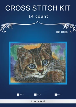 Lovely black cat chinese Stitch,DIY 14CT similar DMC Cross Stitch,Sets For Embroidery Kits Counted Cross-Stitching
Lovely black cat chinese Stitch,DIY 14CT similar DMC Cross Stitch,Sets For Embroidery Kits Counted Cross-Stitching