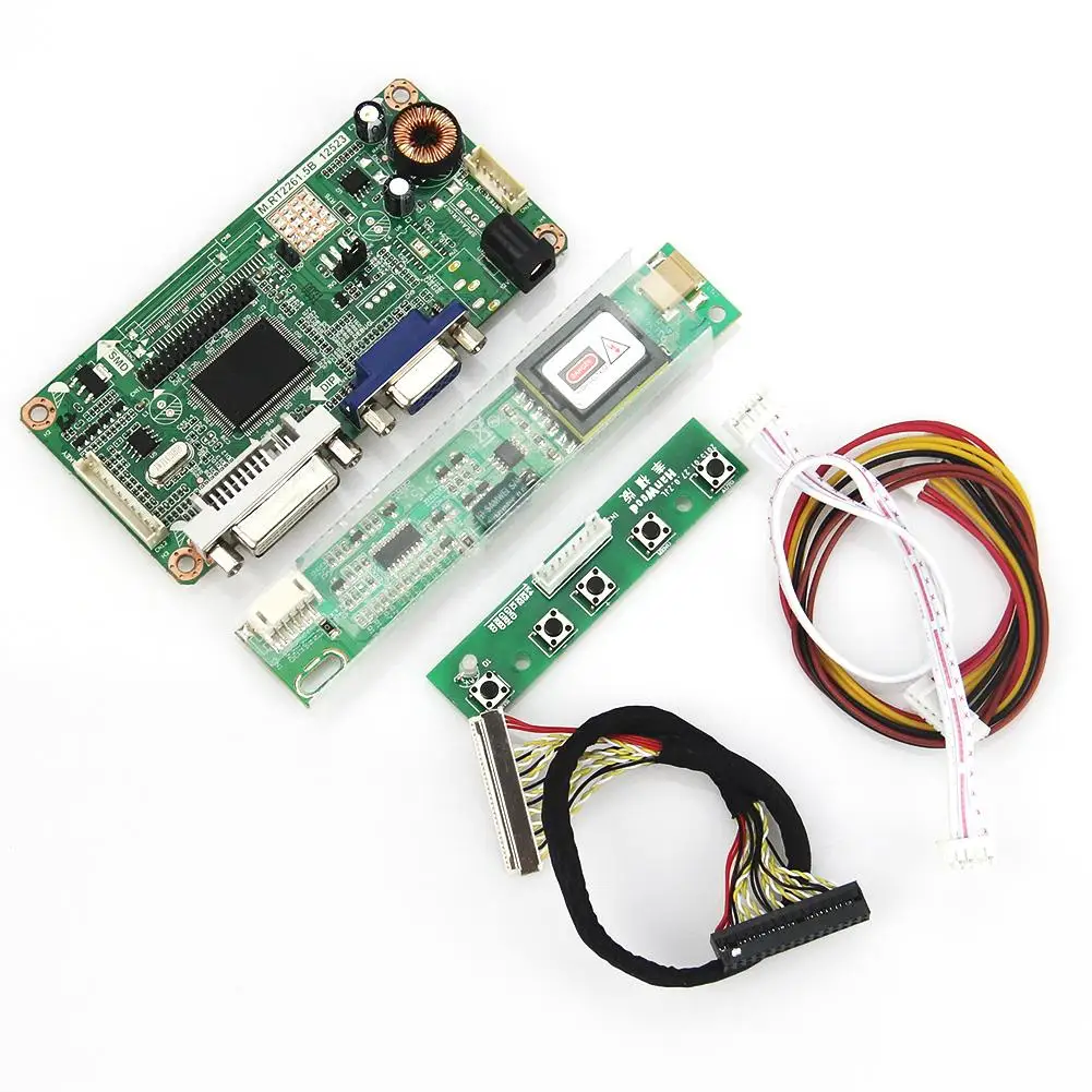 VGA+DVI M.RT2261 LCD/LED Controller Driver Board For LP154WX4-TLC1 B154EW08 1280x800 LVDS Monitor Reuse Laptop
VGA+DVI M.RT2261 LCD/LED Controller Driver Board For LP154WX4-TLC1 B154EW08 1280x800 LVDS Monitor Reuse Laptop