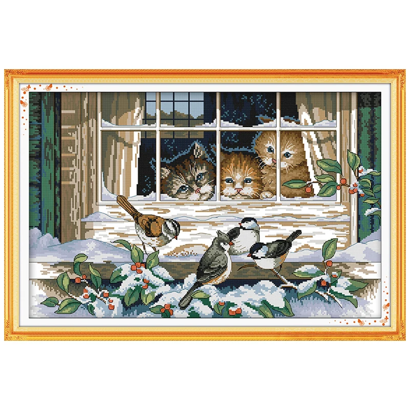 Cross Stitch Sets Stitching Embroidery Kits Landscape Out of The Window Counted Cross Stitch Wall Home Decor Cross Stitch
Cross Stitch Sets Stitching Embroidery Kits Landscape Out of The Window Counted Cross Stitch Wall Home Decor Cross Stitch