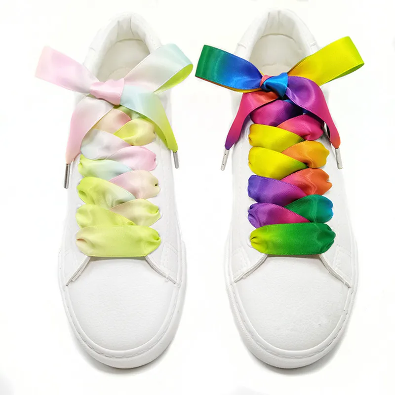 Boutique Shoelaces Rainbow Color 2 cm Width Gradient Colorful Shoelaces Beautiful Lace Leisure sports Shoes Shoelaces
Boutique Shoelaces Rainbow Color 2 cm Width Gradient Colorful Shoelaces Beautiful Lace Leisure sports Shoes Shoelaces