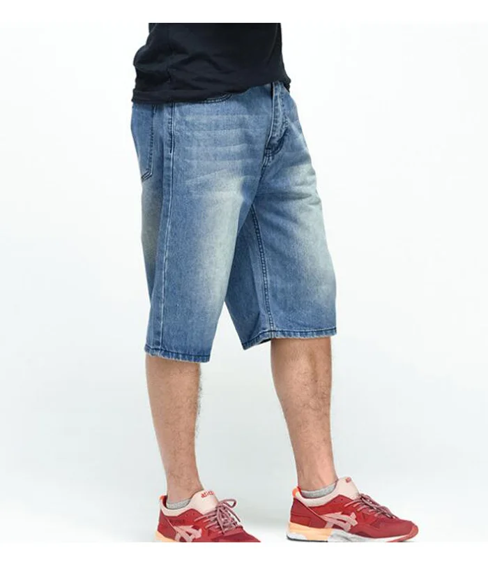Man loose jeans hiphop skateboard jeans baggy pants denim shorts hip hop men Calf-length pants big size 30-46
Man loose jeans hiphop skateboard jeans baggy pants denim shorts hip hop men Calf-length pants big size 30-46