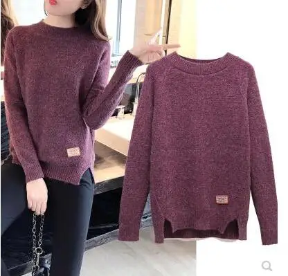Short wild Spring Sweater Women Pullover Jumper Long Sleeve O-Neck Knitted Tops Outwear Pull Femme Solid color Female Leisure
Short wild Spring Sweater Women Pullover Jumper Long Sleeve O-Neck Knitted Tops Outwear Pull Femme Solid color Female Leisure