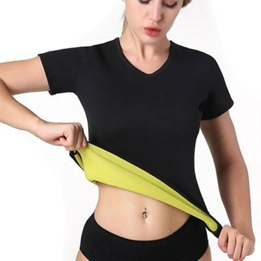 Slimming T-Shirt Body Shapers Corset Shirt Sauna Sweat Fitness Modeling Strap Women New Neoprene Sweat Fat Burning Waist Trainer
Slimming T-Shirt Body Shapers Corset Shirt Sauna Sweat Fitness Modeling Strap Women New Neoprene Sweat Fat Burning Waist Trainer