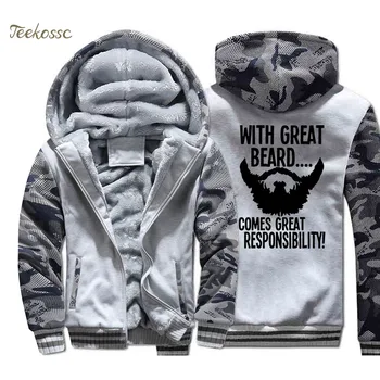 With Great Beard Comes Great Responsibility Jacket Men Spider-Man Super Hero Sweatshirt Coat Thick Fleece Warm Camouflage Hoodie
With Great Beard Comes Great Responsibility Jacket Men Spider-Man Super Hero Sweatshirt Coat Thick Fleece Warm Camouflage Hoodie