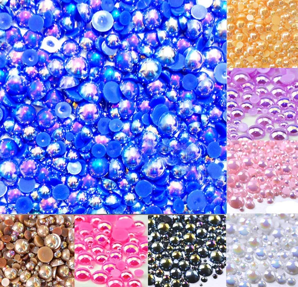 DIY Bracelet 1000 Dark Blue AB Size from 2-10mm Craft ABS Resin Flatback Half Round Pearl Flatback Scrapbook Beads Jewelry DIY
DIY Bracelet 1000 Dark Blue AB Size from 2-10mm Craft ABS Resin Flatback Half Round Pearl Flatback Scrapbook Beads Jewelry DIY
