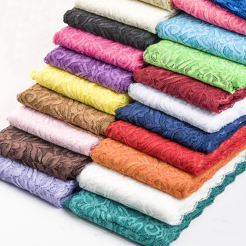 15cm Colorful Soft Elastic Stretchy Lace Trim DIY Crafts Apparel Sewing Fabric Wedding Dress Underwear Lingerie Lace Material
15cm Colorful Soft Elastic Stretchy Lace Trim DIY Crafts Apparel Sewing Fabric Wedding Dress Underwear Lingerie Lace Material