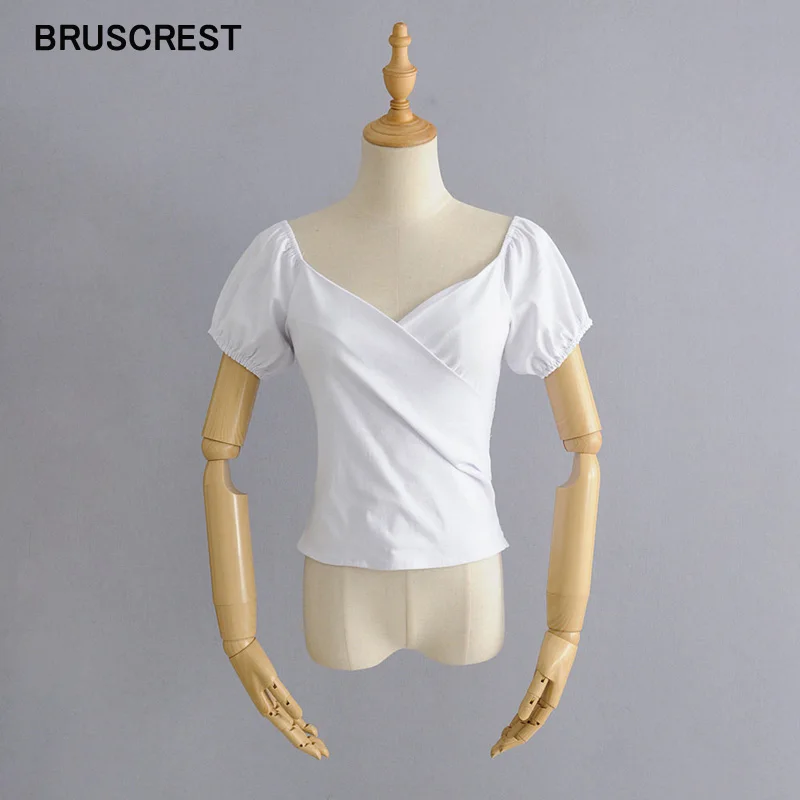Vintage square neck puff sleeve top white blouse elegant women wrap short sleeve sexy ladies tops boho blusas
Vintage square neck puff sleeve top white blouse elegant women wrap short sleeve sexy ladies tops boho blusas