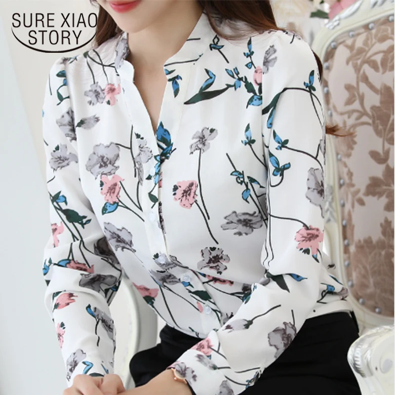 Korean Style Spring Hot Sale 2017 Long Sleeved Women Blouses Tops women Casual Slim Female office lady fashion tops 882H 30
Korean Style Spring Hot Sale 2017 Long Sleeved Women Blouses Tops women Casual Slim Female office lady fashion tops 882H 30