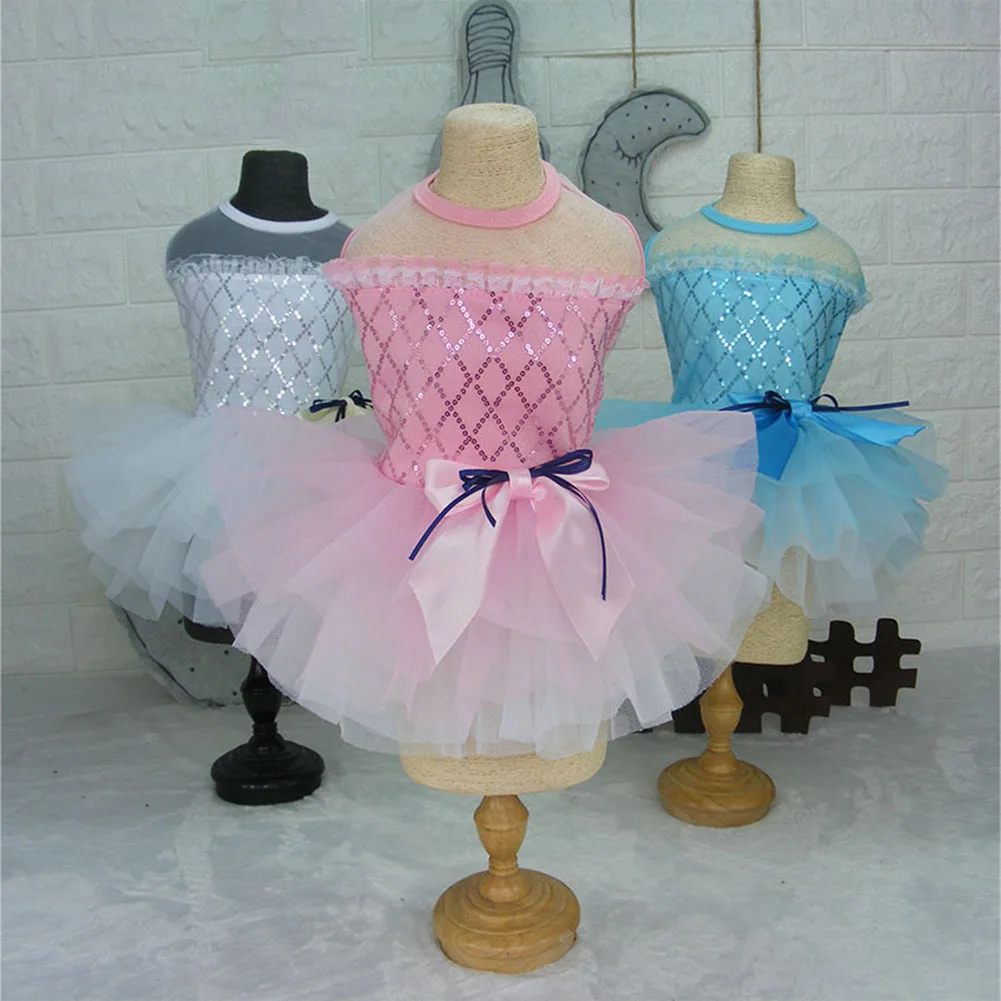 Summer Breathable Dog Dress Puppy Clothes Wedding Skirt Bowknot Mesh Paillette Skirt Puppy Cat Dresses for Small Dog Teddy
Summer Breathable Dog Dress Puppy Clothes Wedding Skirt Bowknot Mesh Paillette Skirt Puppy Cat Dresses for Small Dog Teddy