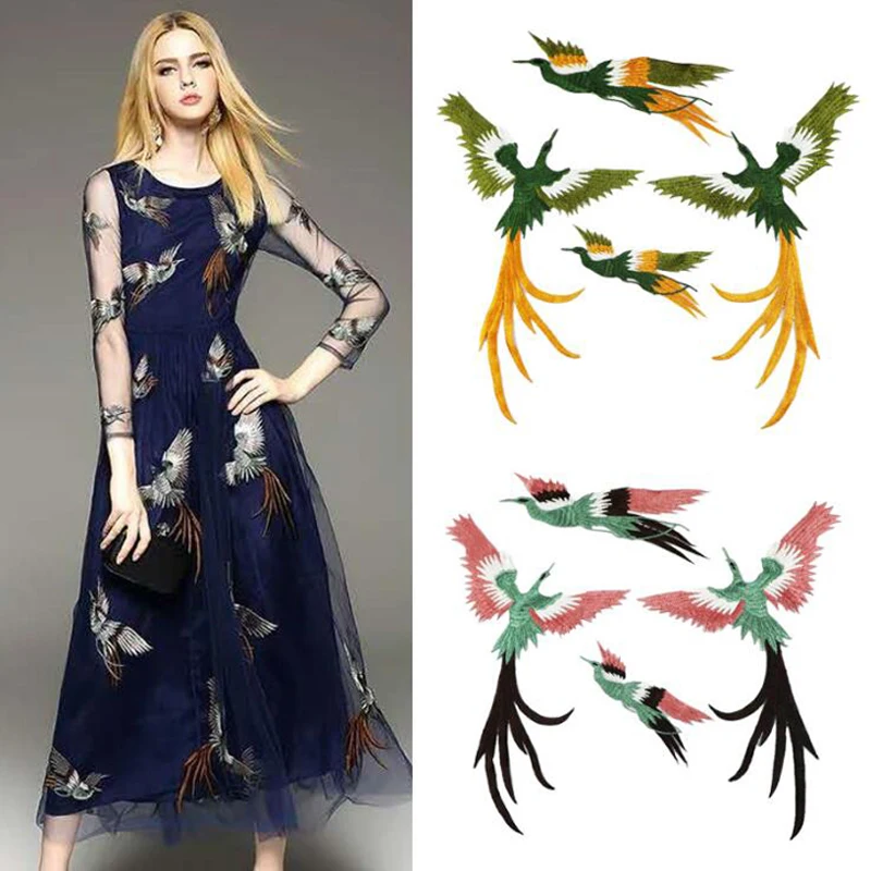 4Pcs Embroidery Animal Stickers Bird Applique Sew On Coat Diy Craft Transfers For Clothing Repair Patches Garment Cloth
4Pcs Embroidery Animal Stickers Bird Applique Sew On Coat Diy Craft Transfers For Clothing Repair Patches Garment Cloth
