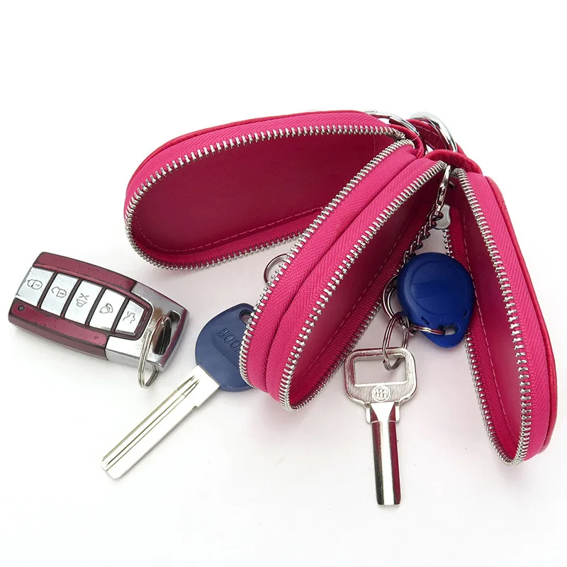 New Men Key Bags Cow Leather Car Keys Wallet Holders Brand Design Fashion Style Durable Brown Keychain Case Storage Zipper Pouch
New Men Key Bags Cow Leather Car Keys Wallet Holders Brand Design Fashion Style Durable Brown Keychain Case Storage Zipper Pouch