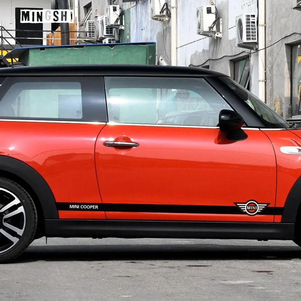 1 Pair Vinyl Vehicle Wraps Sides Stripes Car Sticker Decals For BMW Mini Cooper S Countryman Seven Clubman John Pacema
1 Pair Vinyl Vehicle Wraps Sides Stripes Car Sticker Decals For BMW Mini Cooper S Countryman Seven Clubman John Pacema