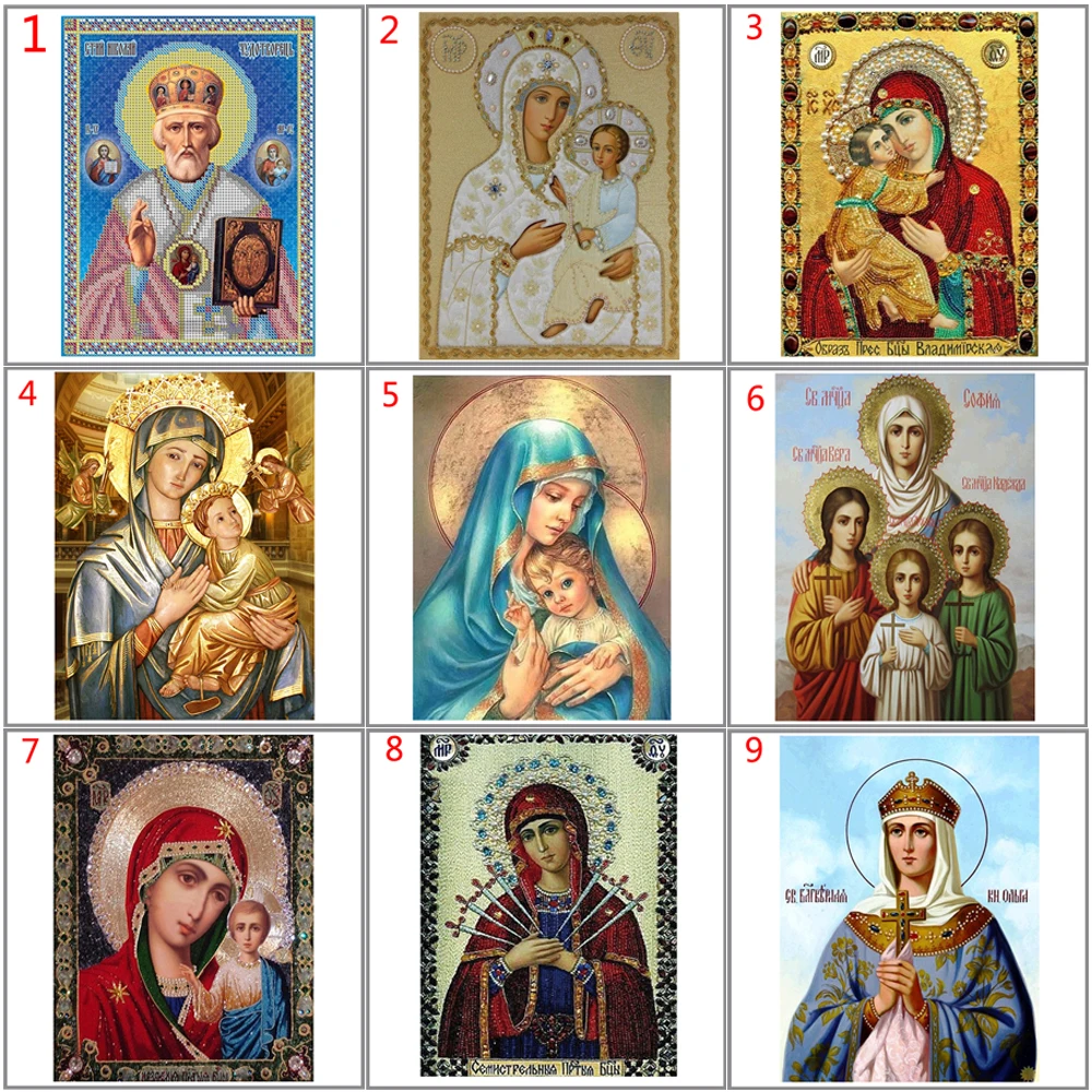 2019 New Year Handwork Religion Icon of Saint Pattern Diamond Painting Cross Stitch Embroidery Rhinestone Home Decor Gift
2019 New Year Handwork Religion Icon of Saint Pattern Diamond Painting Cross Stitch Embroidery Rhinestone Home Decor Gift
