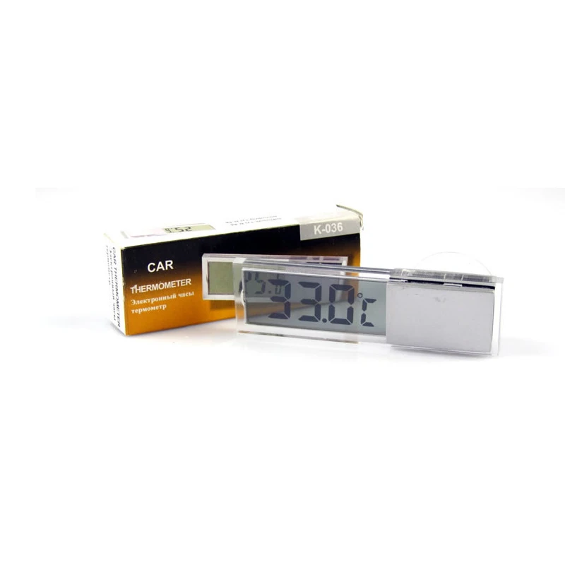 Car Accessories Suction Cup Car Thermometer Car Digital Thermometer Transparent LCD Display High Quality Car Digital Clock
Car Accessories Suction Cup Car Thermometer Car Digital Thermometer Transparent LCD Display High Quality Car Digital Clock