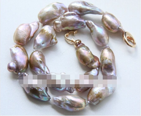 Free shipping >>@ 1100 BIG 26mm Natural purple Baroque Reborn Keshi pearls necklace
Free shipping >>@ 1100 BIG 26mm Natural purple Baroque Reborn Keshi pearls necklace