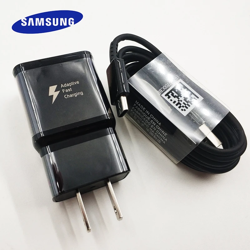 Samsung Galaxy US Plug Fast Charger Adapter Quick Fast Charge 1.5M Type C Cable for Galaxy S10 S8 S9 Plus A3 A5 A7 2017 Note 9 8
Samsung Galaxy US Plug Fast Charger Adapter Quick Fast Charge 1.5M Type C Cable for Galaxy S10 S8 S9 Plus A3 A5 A7 2017 Note 9 8
