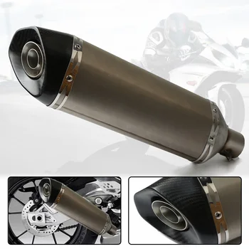 Motorcycle Real carbon fiber exhaust Exhaust Muffler pipe escape moto exhaust pipe db killer for all motorcycles 36-51MM
Motorcycle Real carbon fiber exhaust Exhaust Muffler pipe escape moto exhaust pipe db killer for all motorcycles 36-51MM