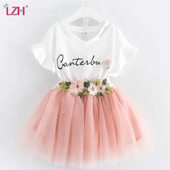 LZH Children Clothes 2019 Summer Girls Clothes Floral T-shirt+Skirt 2pcs Outfits Kids Girls Sports Suit For Girls Clothing Sets
LZH Children Clothes 2019 Summer Girls Clothes Floral T-shirt+Skirt 2pcs Outfits Kids Girls Sports Suit For Girls Clothing Sets