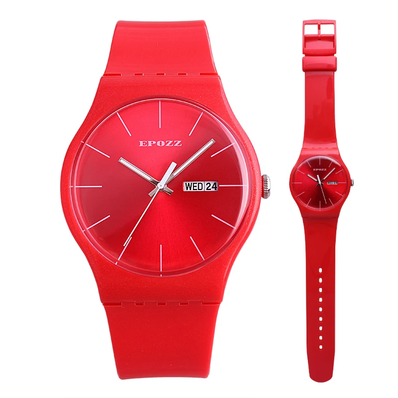 Epozz light thin simple pure colourful women watches silicone soft Strap Ladies Casual red Female Clock relogios feminino
Epozz light thin simple pure colourful women watches silicone soft Strap Ladies Casual red Female Clock relogios feminino