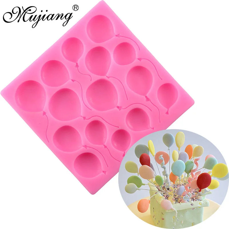 Mujiang DIY Balloon Cake Silicone Mold for Baby Birthday Cake Decorating Tools Cupcake Fondant Chocolate Candy Gumpaste Molds
Mujiang DIY Balloon Cake Silicone Mold for Baby Birthday Cake Decorating Tools Cupcake Fondant Chocolate Candy Gumpaste Molds