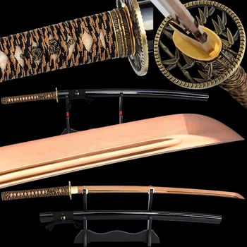 Brandon Swords Clay Tempered Katana Sharp Full Tang Golden Blade High Carbon Steel Japanese Samurai Sword Cut Cut Tree Espada
Brandon Swords Clay Tempered Katana Sharp Full Tang Golden Blade High Carbon Steel Japanese Samurai Sword Cut Cut Tree Espada