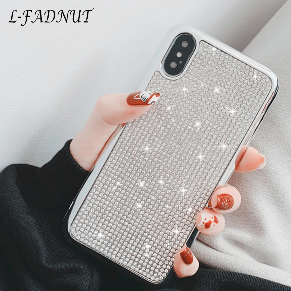 L-FADNUT Bling Case For iPhone X Xr Xs Max 8 7 6S 6 Plus Luxury Glitter Plating Diamond Silicone Soft TPU Bumper Back Cover Capa
L-FADNUT Bling Case For iPhone X Xr Xs Max 8 7 6S 6 Plus Luxury Glitter Plating Diamond Silicone Soft TPU Bumper Back Cover Capa