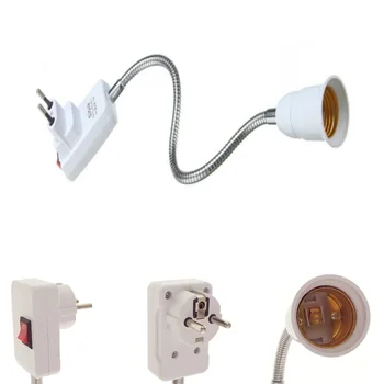 E27 10-50CM LED Bulb Lamp Lighting Elongation Holder Flexible Extension Adapter Converter with Switch White Cable Lights
E27 10-50CM LED Bulb Lamp Lighting Elongation Holder Flexible Extension Adapter Converter with Switch White Cable Lights