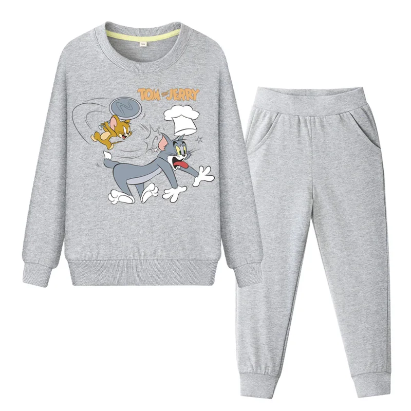 Kids Spring Thin Cotton Sweatshirt Pant Suit Children Hoodies Clothing Sets Boy Girls Tracksuit Baby Tom and Jerry Costume DY047
Kids Spring Thin Cotton Sweatshirt Pant Suit Children Hoodies Clothing Sets Boy Girls Tracksuit Baby Tom and Jerry Costume DY047
