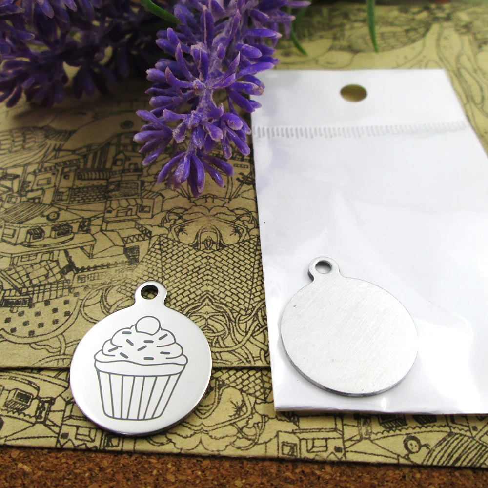 10pcs--Cupcake stainless steel charms more style for choosing DIY Charms pendants for necklace
10pcs--Cupcake stainless steel charms more style for choosing DIY Charms pendants for necklace