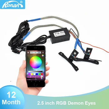 Car Styling RGB APP Devil Eyes Demon Evil Eye DRL LED Module for Headlight Projector Lens Retrofit Red Blue Yellow White Green
Car Styling RGB APP Devil Eyes Demon Evil Eye DRL LED Module for Headlight Projector Lens Retrofit Red Blue Yellow White Green