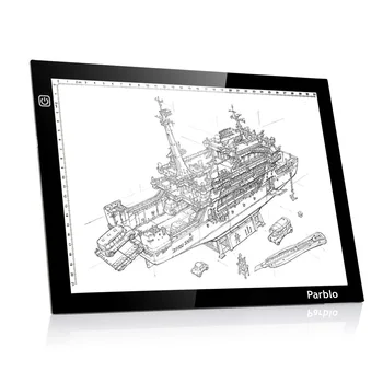 

2015 Parblo A4 Led Light Pad Copy Tracing Light Box Borad A4S Graphic Led Light Pad as Huion L4S + 3 in 1 Cleaning Kit (Gift)