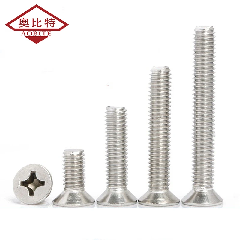 304 Stainless Steel Silver Screws Countersunk Head Screw Cross Head Screw Machine Screw Bolt Machine Screw M3 M4 M5 Hardware
304 Stainless Steel Silver Screws Countersunk Head Screw Cross Head Screw Machine Screw Bolt Machine Screw M3 M4 M5 Hardware