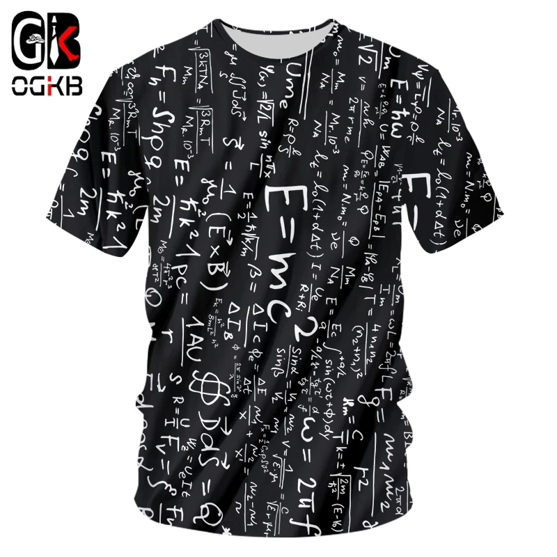 OGKB Summer TShirts Boy New Short 3D Tshirt Printed Blackboard Formula Funny 6XL Tops Tees Hombre T-shirt
OGKB Summer TShirts Boy New Short 3D Tshirt Printed Blackboard Formula Funny 6XL Tops Tees Hombre T-shirt