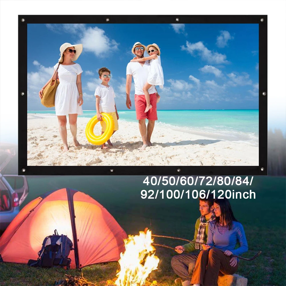 Cewaal Folded HD 4:3 Business Gaming Projection Screen Durable Outdoor Home Theater Video Projector Screen Cloth Screens
Cewaal Folded HD 4:3 Business Gaming Projection Screen Durable Outdoor Home Theater Video Projector Screen Cloth Screens