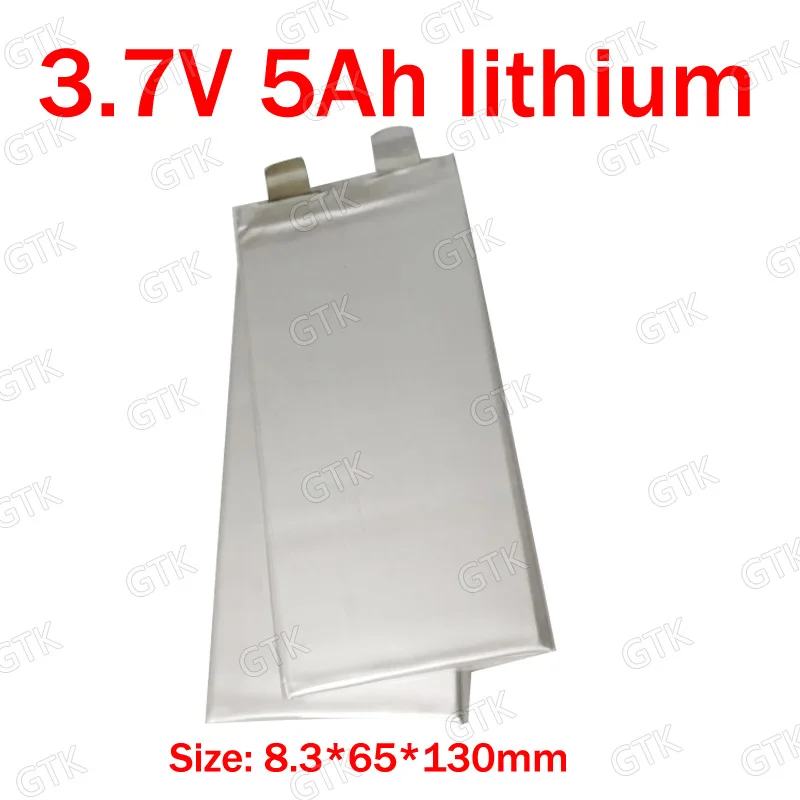 10pc GTK 3.7v 5Ah lithium polymer battery 5000mah 20A discharge for 24v 36V 5ah scooter ebike wheelchair light lamp inverter
10pc GTK 3.7v 5Ah lithium polymer battery 5000mah 20A discharge for 24v 36V 5ah scooter ebike wheelchair light lamp inverter