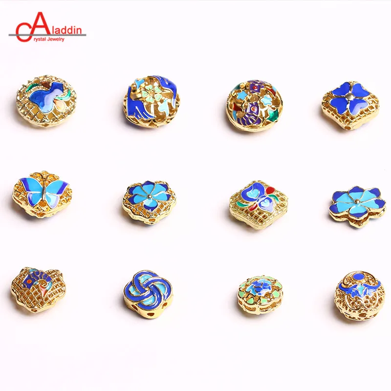 Aladdin Cloisonne Connectors Bead Enamel Porous Petals Butterfly Style DIY Bracelet Accessorie Make Jewelry Finding 0457-0468
Aladdin Cloisonne Connectors Bead Enamel Porous Petals Butterfly Style DIY Bracelet Accessorie Make Jewelry Finding 0457-0468
