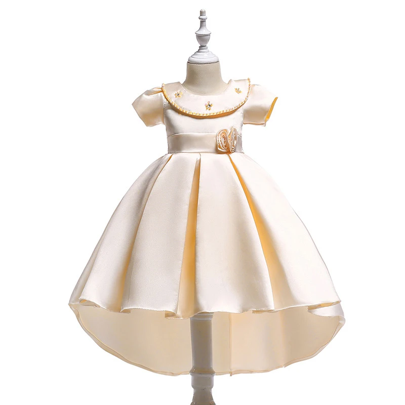 JKP 2019 new Girl Clothing children tuxedo round neck beaded court dress fashion princess dress fashion champagne LF-10
JKP 2019 new Girl Clothing children tuxedo round neck beaded court dress fashion princess dress fashion champagne LF-10