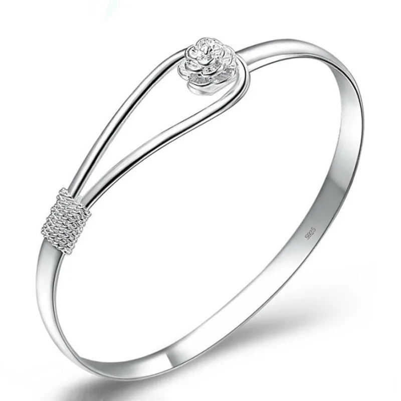 100% 925 sterling silver fashion flower ladies`bangle jewelry no fade wholesale cheap bangles drop shipping birthday gift
100% 925 sterling silver fashion flower ladies`bangle jewelry no fade wholesale cheap bangles drop shipping birthday gift
