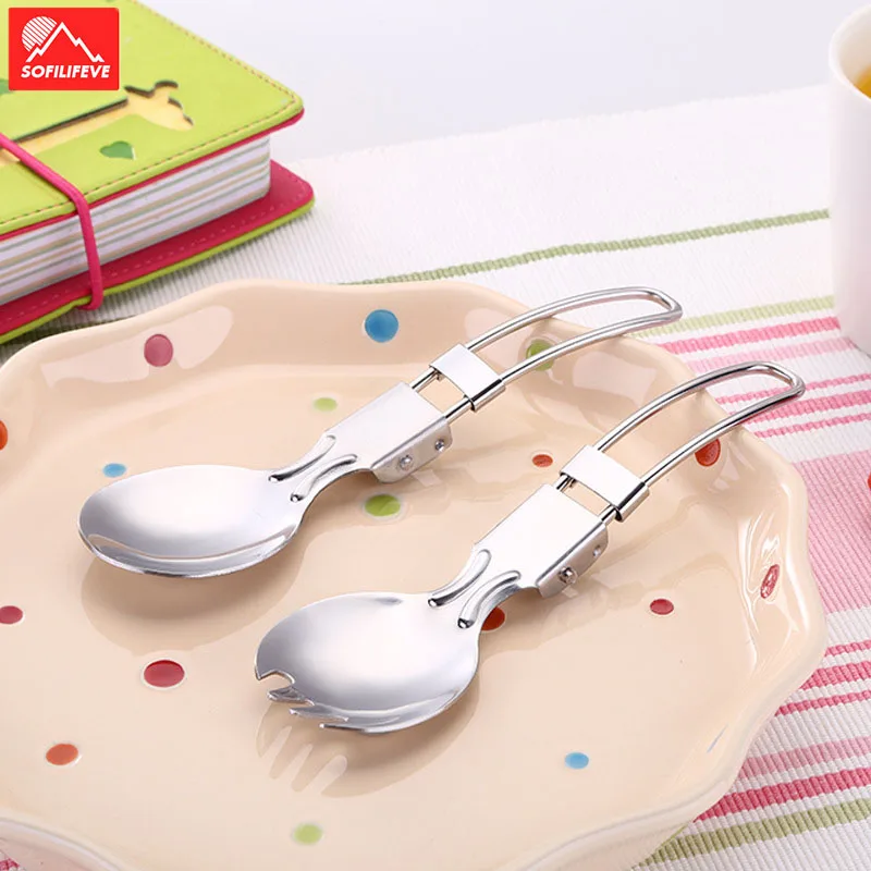 Folding Stainless Steel Spoon Fork Outdoor Camping Portable Tableware Light Weight Picnic Spoons Durable Foldable Steel Forks
Folding Stainless Steel Spoon Fork Outdoor Camping Portable Tableware Light Weight Picnic Spoons Durable Foldable Steel Forks