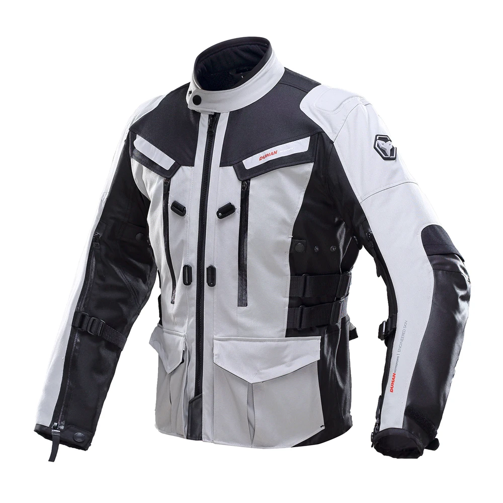 Image DUHAN Men Moto Jacket Waterproof Motocross Equipment Gear Cotton Underwear Cold proof Men s Cloth Body Armor Motorcycle Jacket