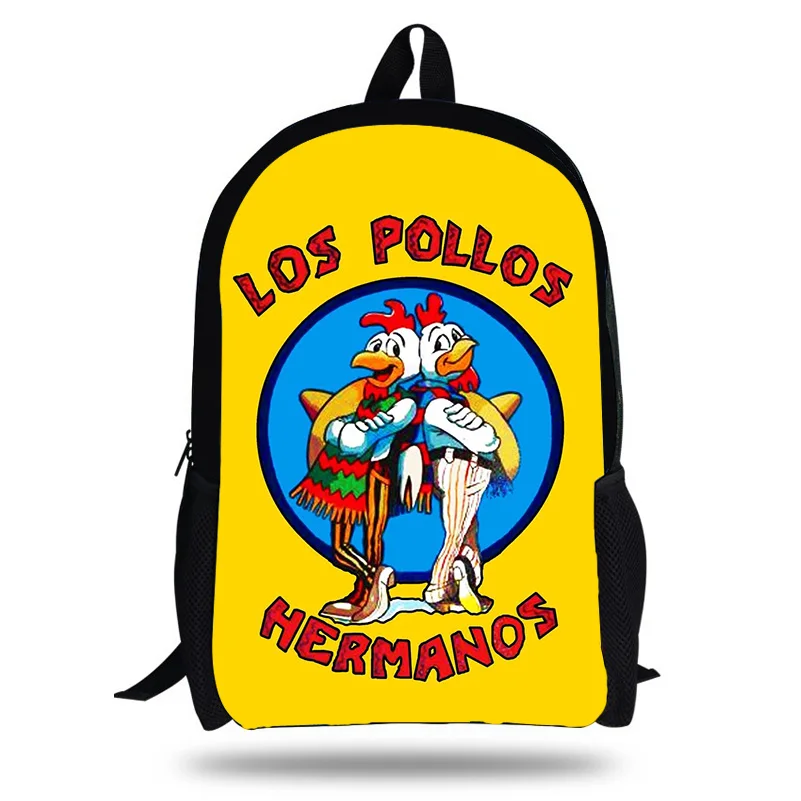 CALOPAKER Boys/Girls LOS POLLOS HERMANOS Chicken Brother 3D Printing Backpacks for Teenage Travel School Bag Bolsa Mochila
CALOPAKER Boys/Girls LOS POLLOS HERMANOS Chicken Brother 3D Printing Backpacks for Teenage Travel School Bag Bolsa Mochila