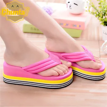 2017 New Summer Woman Flops Thick Non Slip Bottom Cloth Slippers Home Furnishing High-heeled Sandals Muffin Women Flip Flops
2017 New Summer Woman Flops Thick Non Slip Bottom Cloth Slippers Home Furnishing High-heeled Sandals Muffin Women Flip Flops
