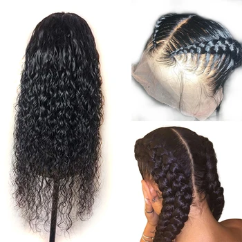 Black Women Braided Wig Glueless Full Lace Human Hair Wigs PrePlucked Brazilian Remy Curly Lace Wig Human Hair 130-150 Density
Black Women Braided Wig Glueless Full Lace Human Hair Wigs PrePlucked Brazilian Remy Curly Lace Wig Human Hair 130-150 Density